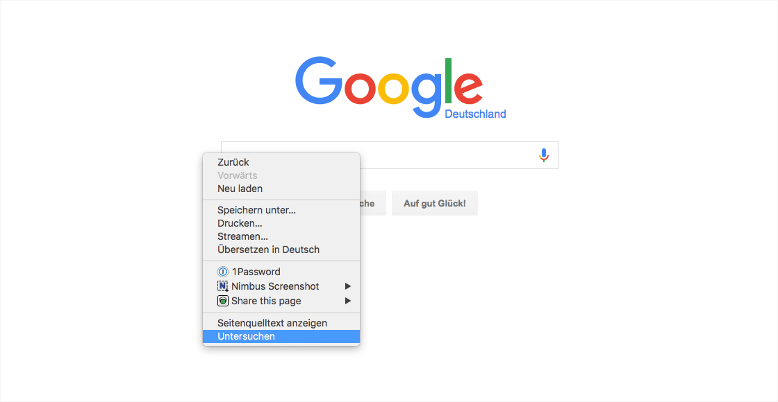 Google Chrome Inspector