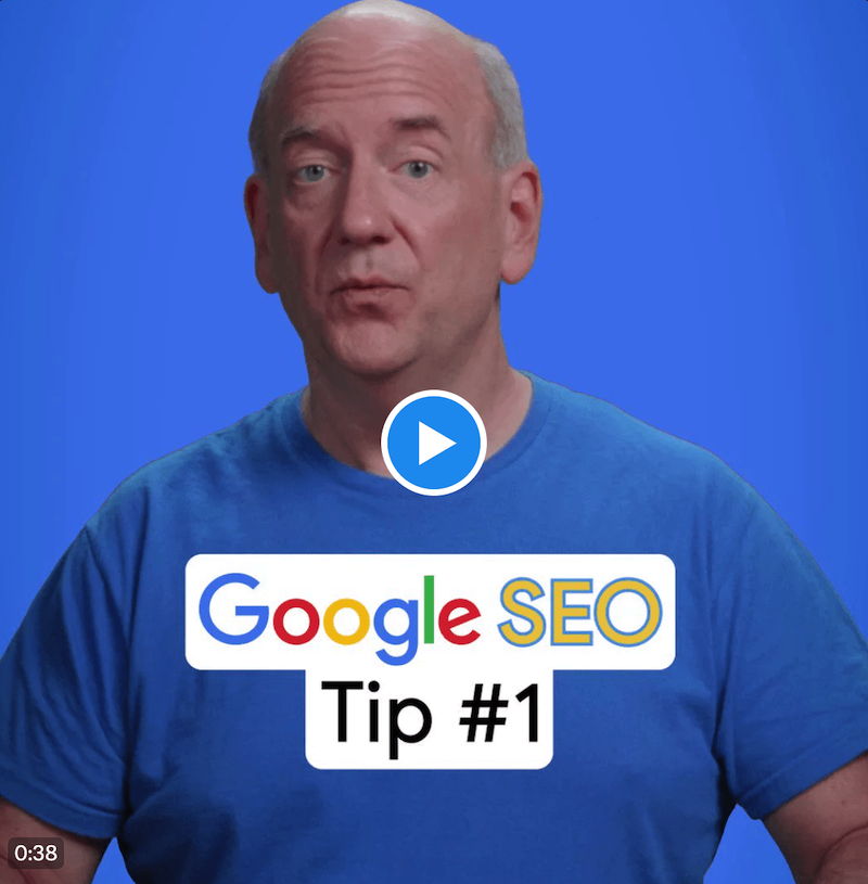 Google SEO Tip #1 von John Mueller