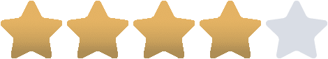 - Four yellow rating stars