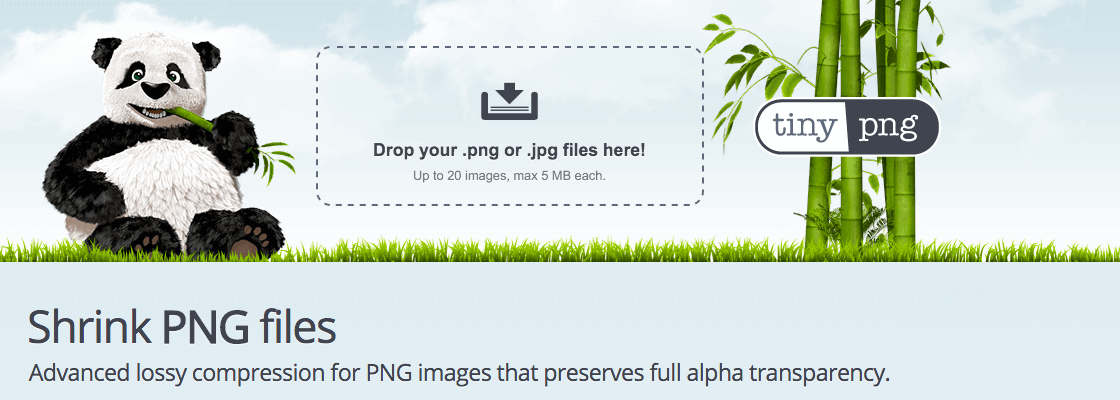 Effektive Bilder-Kompression // tinyPNG