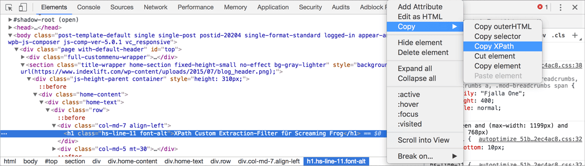 XPather Chrome Extension